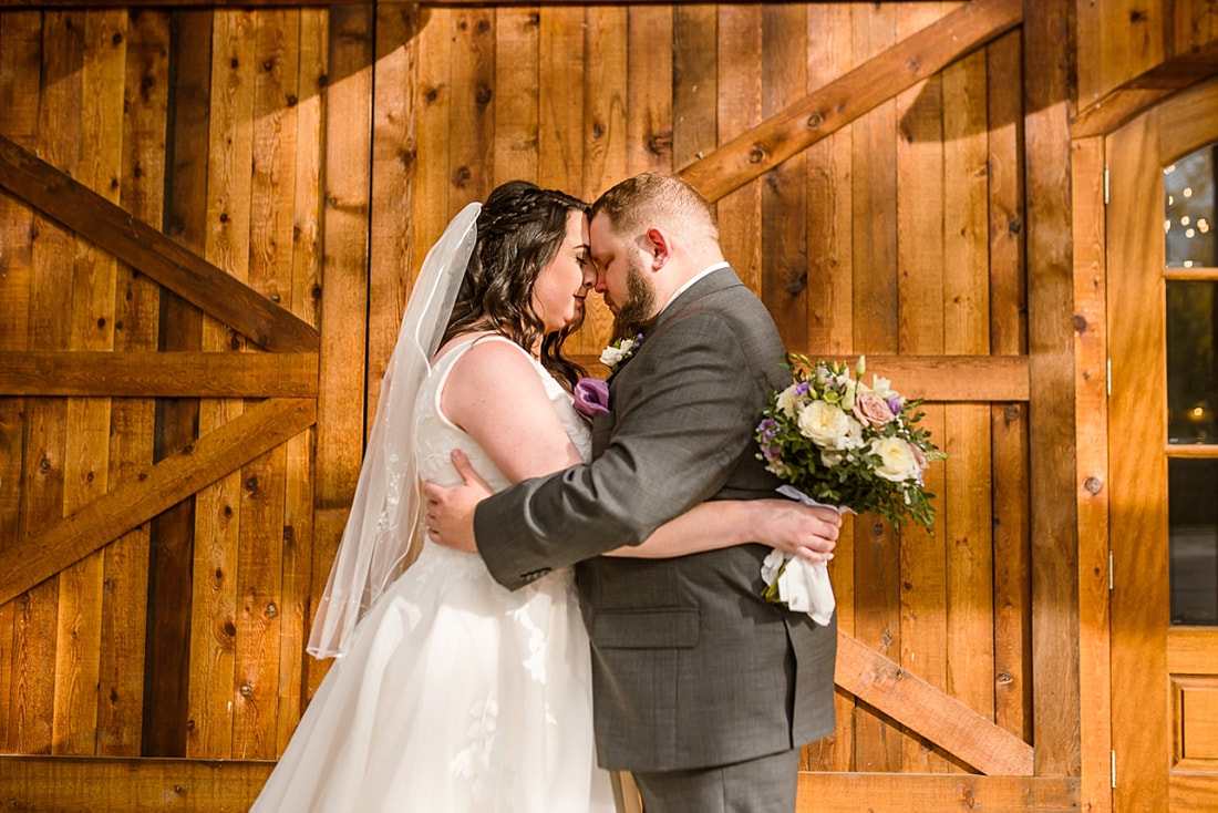 First Look with Bride and Groom at Avon Acres in Memphis, TN