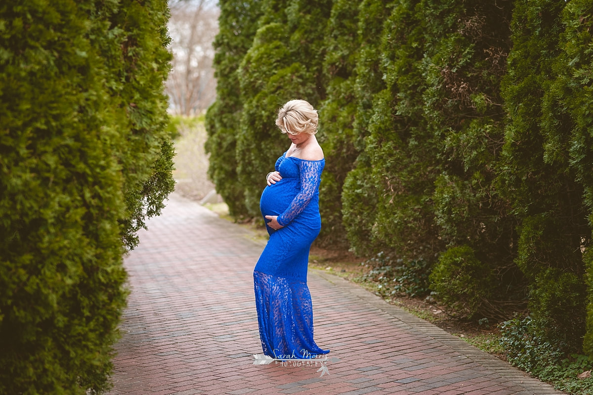 Memphis maternity photography for a rainbow baby at Memphis Botanic Garden by Sarah Morris Photography