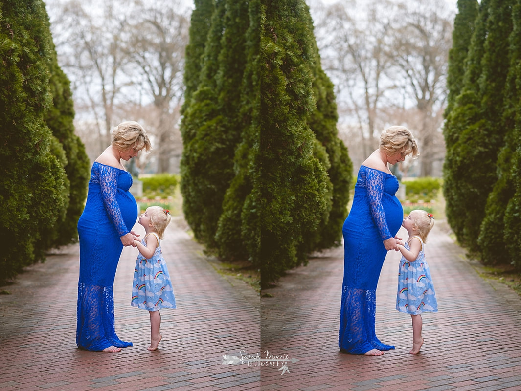 Memphis maternity photography for a rainbow baby at Memphis Botanic Garden by Sarah Morris Photography