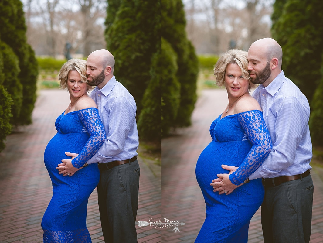 Memphis maternity photography for a rainbow baby at Memphis Botanic Garden by Sarah Morris Photography