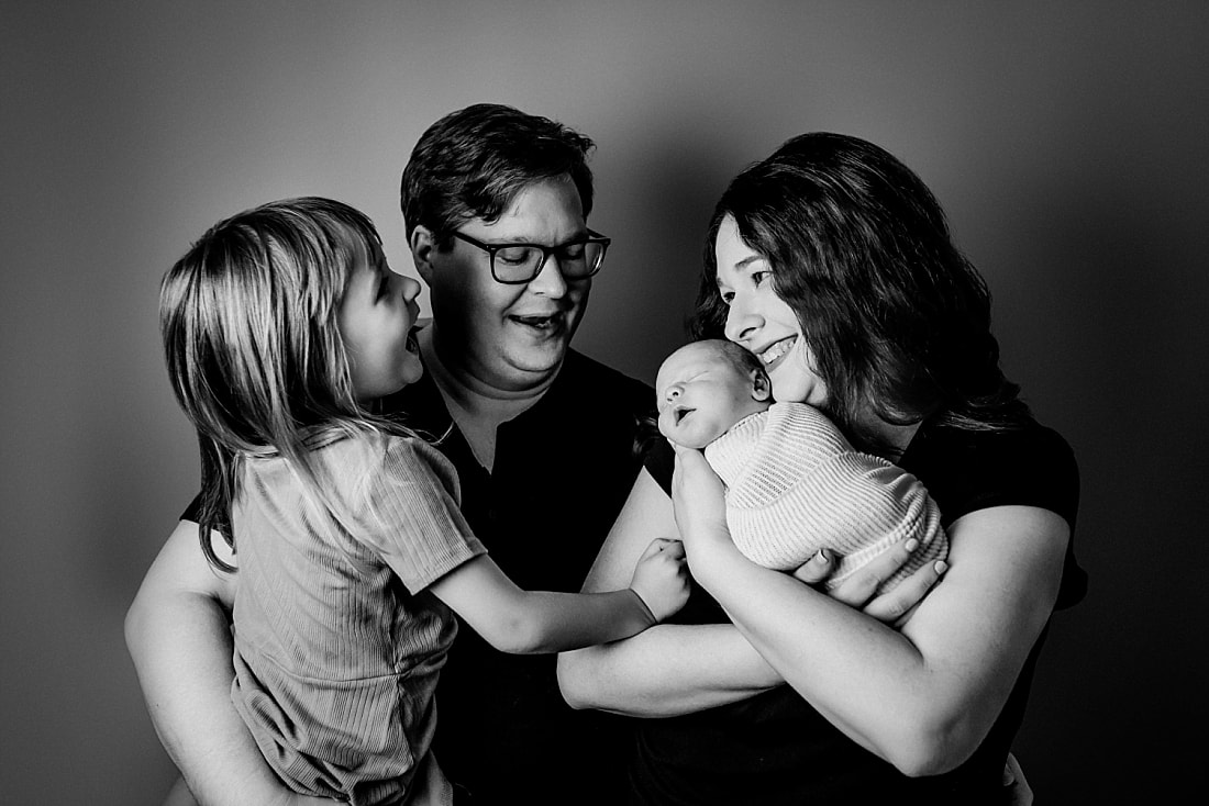 family portraits during newborn photos in Memphis, TN