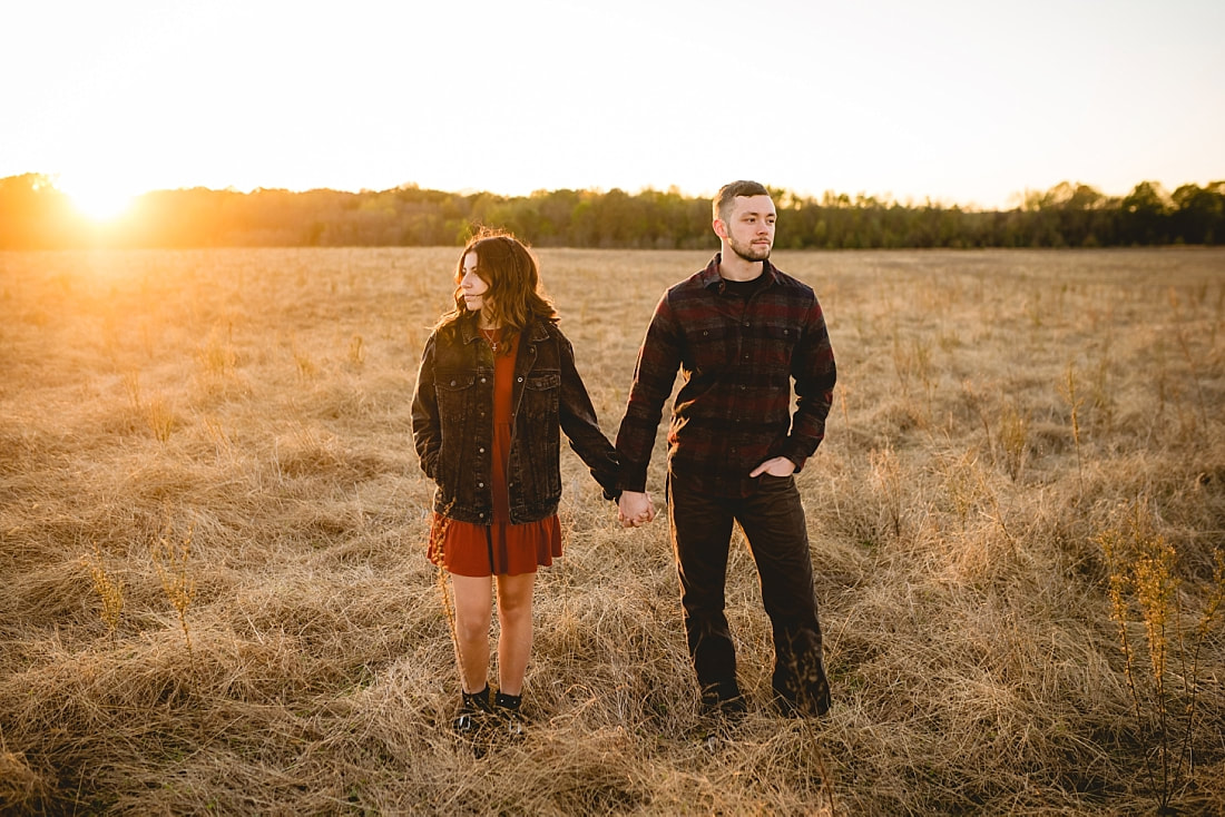 Engagement Portraits + Shelby Farms + Memphis, TN