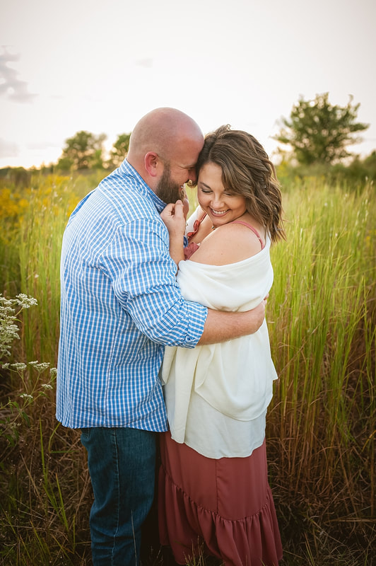 Engagement photos at Shelby Farms in Memphis, TN